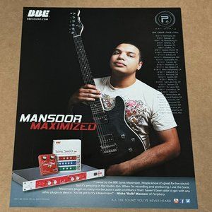 MISHA "BULB" MANSOOR of PERIPHERY - BBE SOUND - Print Ad - 2011